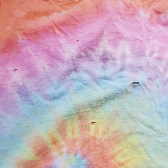 Vintage 1989 Single Stitch Tie Dye Classic Grateful Dead Bear Graphic T Shirt - Picture 4 of 15